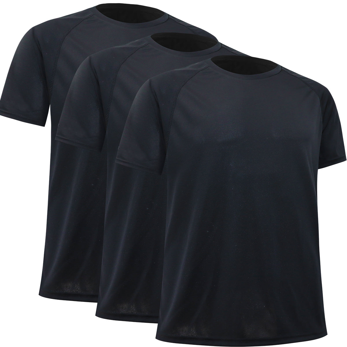 3 Pack Premium Gym Shirt with Moisture-Wicking Fabric for a Dry Workout