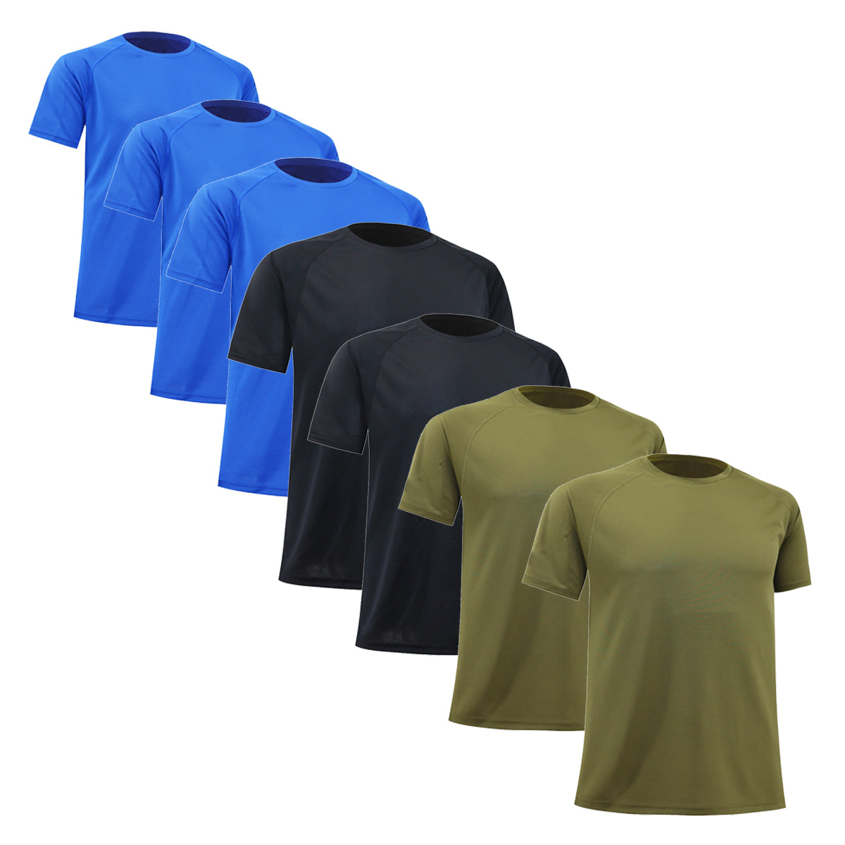 7 Pack Relaxed Fit Oversized Gym Shirt for Comfortable, Unrestricted Movement