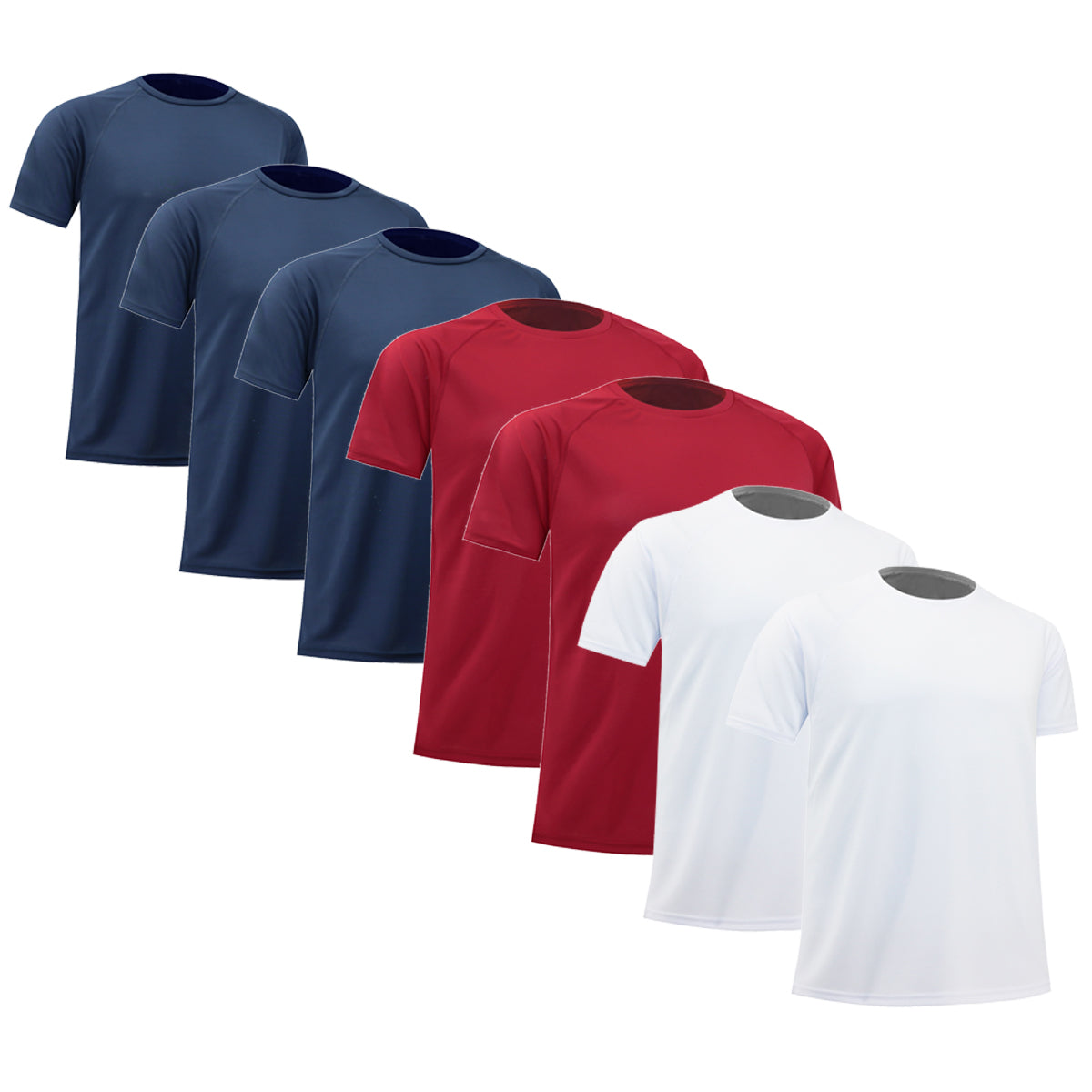 7 Pack Sleek Athletic Shirt for Men Who Demand Style and Function