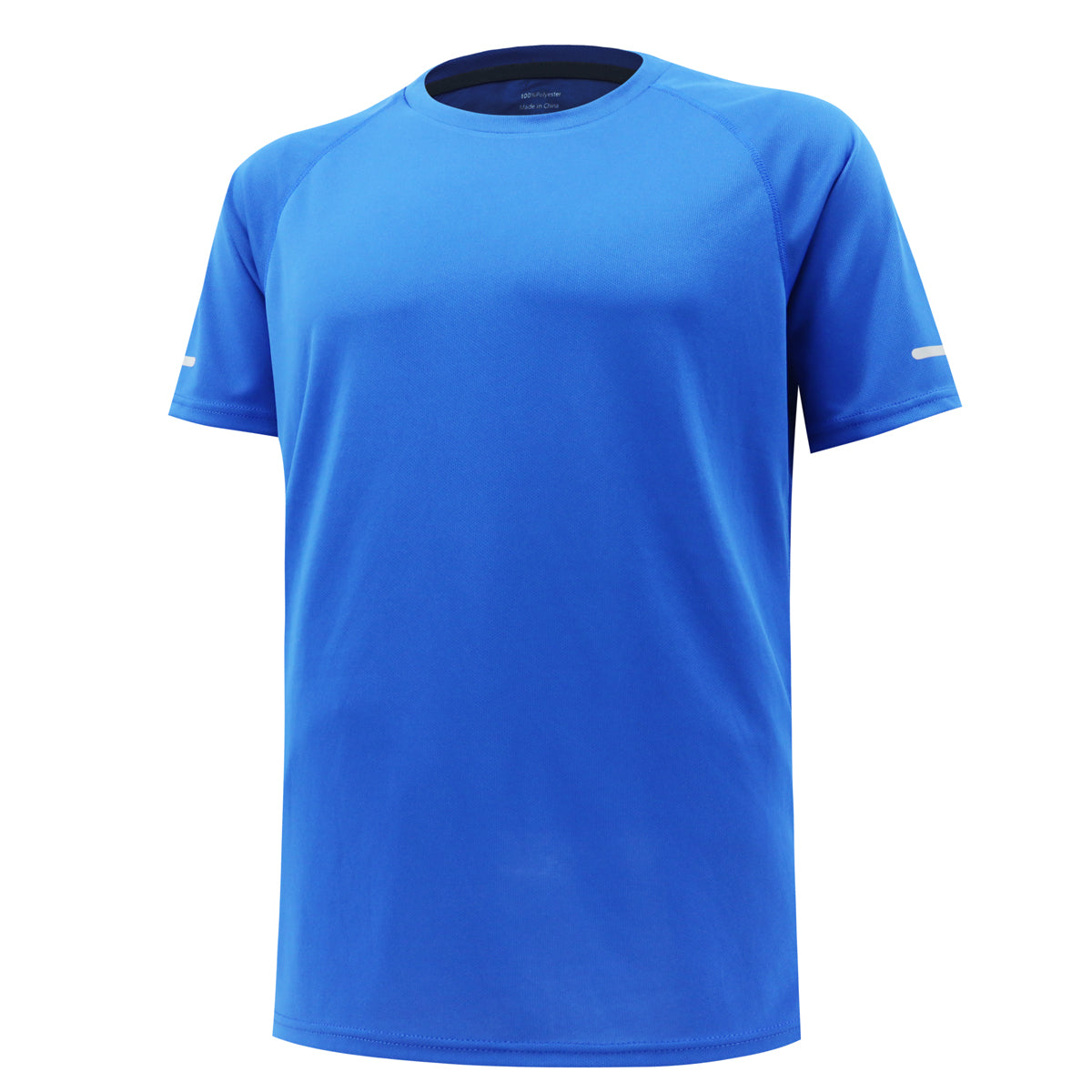 Blue Oversized Gym T-Shirt 150-Pack – Moisture-Wicking, Quick-Dry Polyester Running Tops