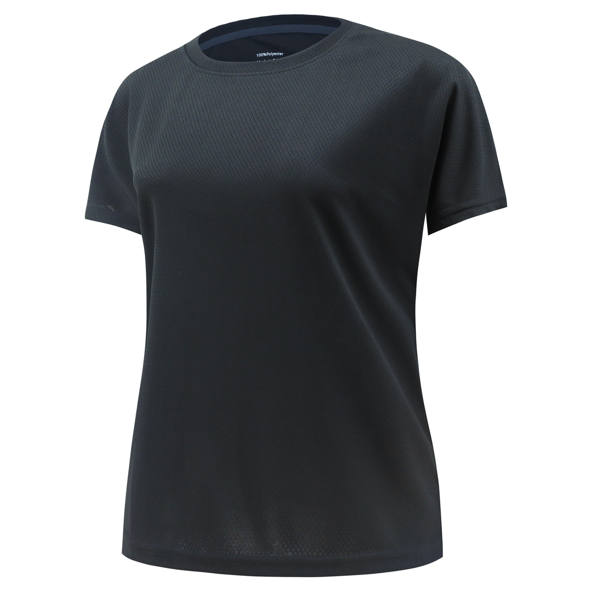 Black Gym Shirt for Women – High-Performance Fabric for Enhanced Comfort, Flexibility, and Sweat