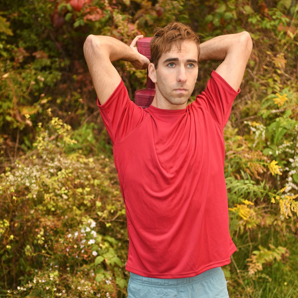 Red Wholesale Workout Sweatshirts 150-Pack – Comfortable and Breathable Gym Tops for Men